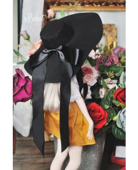 1/4/MDD [Witchcraft Academic-Floppy hat] Black