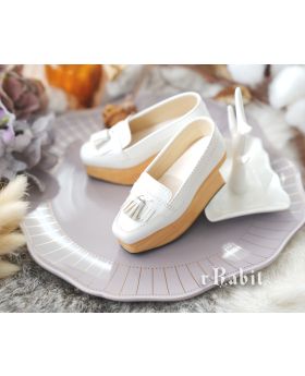 [1/4 MSD MDD] Tassel Rocking Shoes [White]