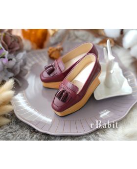 [SD17/SD13/68cm] Tassel Rocking Shoes [Wine]