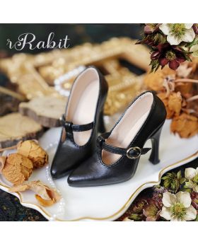 16G HighHeels/1/3 Girls/DD [Virginia] Pointy Mary Jane [Black]