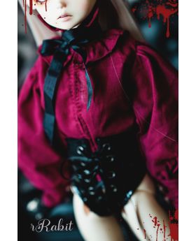 1/3 Boy/SD17 [Lafayette - Deep V Antique Shirt ] Wine
