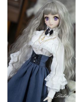 1/3 Girl/16Girl/DD [Victoria] Dress Set - White X Blue