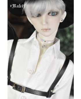 1/3 Girl [Leather neck band] Sliver Laser