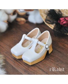 1/3Girl/DD/SD13/SD16 Flatfeet [Coven One - Rocking Mary Jane] White