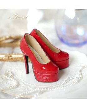 16G HighHeels/1/3 Girls/DD [Coven Two-High heel Platform pumps shoes] Patent Red