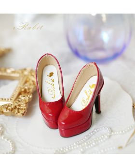 1/4/MSD/MDD/AP[Coven Two-High heel Platform pumps shoes] Patent Red
