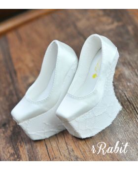 16G HighHeels/1/3 Girls/DD [Coven Four- Curve Platform High Heels] White Lace