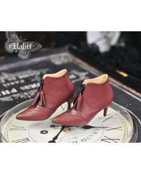 1/3Boy/IP Women [Tassel Ankle Boots] DA004 Wine