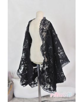 1/4 Girl/MDD [Haori羽織] Black Lace