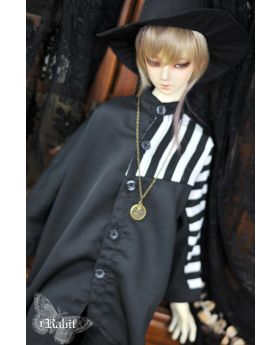 1/3 Boy/SD17 [Jessie Cold - Flying squirrel shirt] B&W Stripe X Black