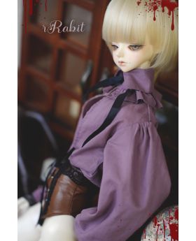 1/4 /MDD [Lafayette - Deep V Antique Shirt ] Violet