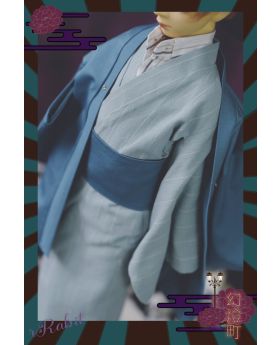 [幻灯町]1/4/MDD - Kimono - Mint X straight line