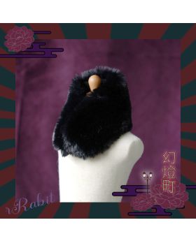 [幻灯町] Plain Mo Fur - Black [Size: S]