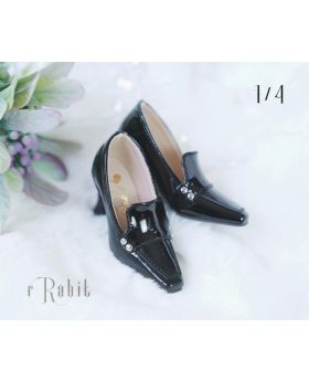 1/4/MDD/MSD [Highheel Loafers] Patent Black