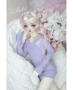 1/3 Girl/16Girl/DD [Dear Boyfriend~ Deep V Sweater (Slim cut)] Lilac