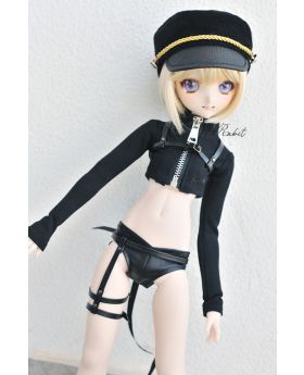 1/4/MSD/MDD[Beloved Killer - Agent X Ver.2]Set (Black top + smooth Leather Pants)