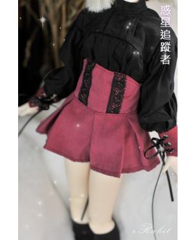 1/4/MSD/MDD[Short Lace Culottes] Wine
