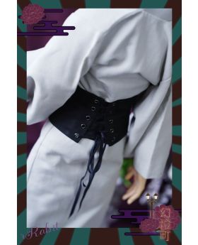 [幻灯町] [1/3Boy/SD17]Kimono - Waistband [Black] - Wide