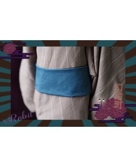 [幻灯町] [1/4/MDD]Kimono - Waistband [Sea Blue] 