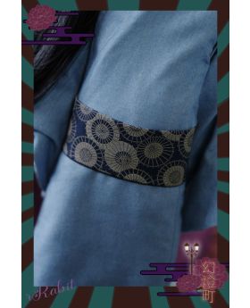 [幻灯町] [1/4/MDD]Kimono - Waistband [Umbrella Blue 藍傘] 