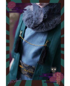 [幻灯町] 1/3 Tassel Charm for Haori - Black