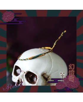 [幻灯町] [1/3Boy/SD17]  Kimono - Waistband's accessories - Golden X Green