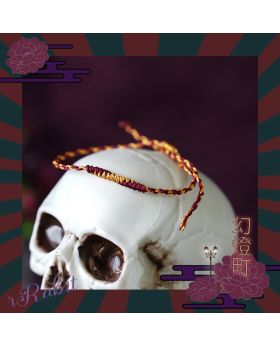 [幻灯町] [1/3Boy/SD17] Kimono - Waistband's accessories - Golden X Wine