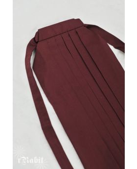 1/3 Hakama 行燈袴 (Japanese Bottom Dress) Wine