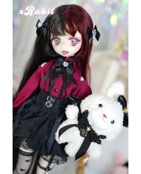 1/4 MDD[Be My Lover] Dress Set - Wine X Black