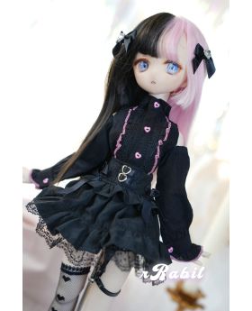 1/4 MDD[Be My Lover] Dress Set - Black in Pink