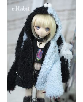 1/4/MSD/MDD[Hell E rRabit] rRabit Split Furry Coat [Star Blue]