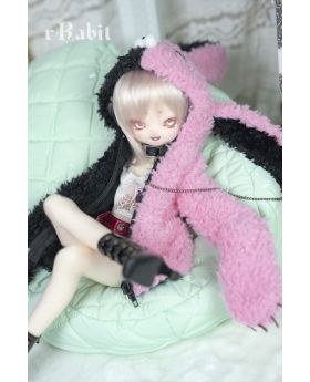 1/4/MSD/MDD[Hell E rRabit] rRabit Split Furry Coat [Peach Sting]