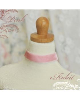 1/3 [Velvet Neckband ] VN02 Pink